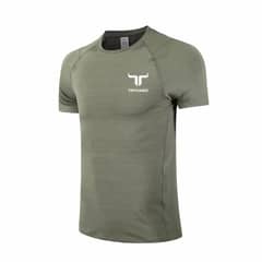 TRYHARD - Polera Deportiva Talla M Transpirable y Rápido Secado Verde