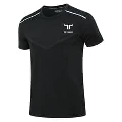 TRYHARD - Polera Deportiva Talla L Transpirable y Rápido Secado Gris.-
