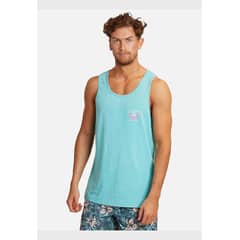 MAUI AND SONS - Polera Surfing Paradise Tanks Hombre Celeste