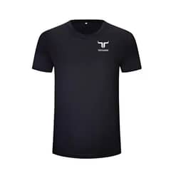 TRYHARD - Polera Fitness Talla L Quick Dry y Rápido Secado Negro