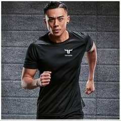 TRYHARD - Polera Fitness Talla M Quick Dry y Rápido Secado Negro