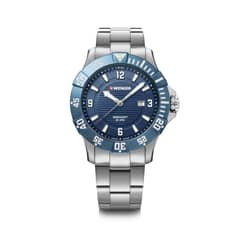 WENGER - Reloj Seaforce correa acero dial azul 43 mm