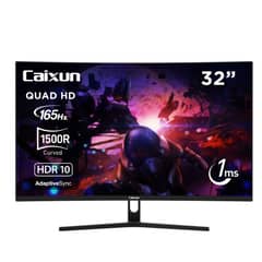 CAIXUN - Monitor Gamer Curvo 32 QHD VA 1500R 165Hz HDMI DP USB 1ms C32C3Q