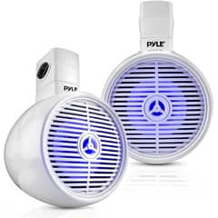 PYLE - Parlante Marino para Lanchas Botes ATV Amplificados Bluetooth 6,5 pulgadas