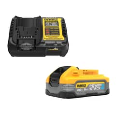 DEWALT - Cargador Dcb1104 + Bateria Power Stack 5 Ah 20v