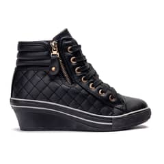 CARBIN - Zapatilla Mujer Negro Prisca