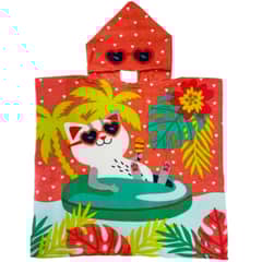 SEYS - TOALLAS DE BAÑO PLAYA Y PISCINA CON CAPUCHA NIÑOS NIÑAS 04 PACK 1