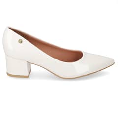 VIZZANO - Zapato Mujer Taco Cuadrado Blanco