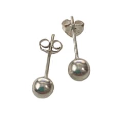 TAETHAI - Aros de plata 925 sin piedra al lóbulo