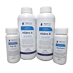 GENERICO - Solución nutritivas Hidroponía A+B 1L + pH sube y baja (250 cc)