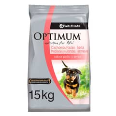 OPTIMUM - - Alimento Cachorros Razas Medianas y Grandes 15 KG