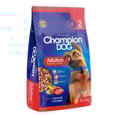 CHAMPION DOG - - Alimento Adultos Carne y Cereales 3 KG