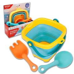 HUANGER - Set De Playa Juguete Arena Infantil Balde Plegable Accesorio