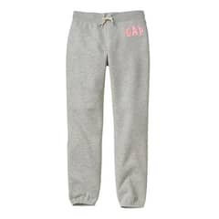 GAP - Jogger Fleece Logo Gris