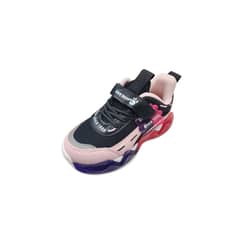 VINNYS OUTLET - Zapatilla Deportiva Niña Negro Rosa