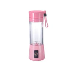 BABYLUNA - Licuadora Batidora Juguera Portátil USB Recargable 400ML Rosado