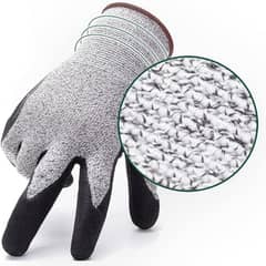 LELOX - Guantes Profesionales De Seguridad Resistentes A Cortes Talla M
