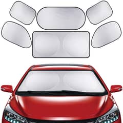 COREJOY - 6pk Parasol auto Y sombrilla de coche con bolsa