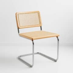 KLIK - Silla Breuer Madera y Rattan - Madera