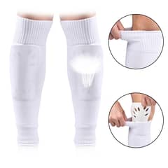 KOKILA - Calcetines Futbol Antideslizantes Con Espinilleras 3 Pack
