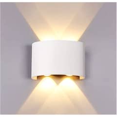 WELDMON - Lámpara LED de 4W Pared para patios jardines-Blanco