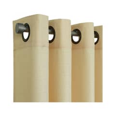 ILLUSIONS - Set De Cortinas Mónaco De 8 Piezas 140x220cm Marca Idetex Beige
