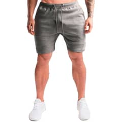 KUSSI COLLECTION - Short gym Slim fit essential Gray Algodon