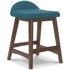 ASHLEY - Par de taburetes bar Lyncott blue