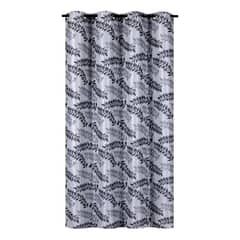 CLEMS CORTINAS - Cortina Tradicional 100% Blackout Hoja Gris