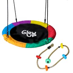 GLOWUP - Pack Columpio Ovalado Escalador Columpio
