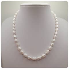 CAT JOYAS - Collar perlas de rio naturales broche de plata 925