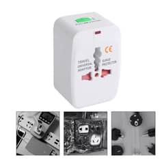 GENERICO - Adaptador Enchufe Universal Viajero Internacional Corriente