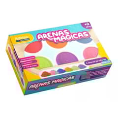 ADETEC - Arena Mágica 6 Colores 100 g X Ud No Tóxica Sp