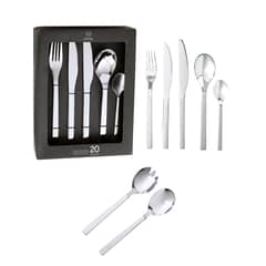 ARTHOME - Set Cuchilleria 22 Piezas Acero Inoxidable CUC06