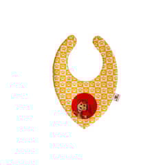 DECORA KIDS - Babero tipo Bandana Impermeable Perro Chocolo amarillo rojo