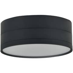 TECHNOLAMP - Foco Led Sobrepuesto 12W 1070LM 3000K Negro Sigma IP44