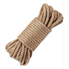 ESHOPANGIE - Cuerda Cañamo Yute 10 Mts 8 Mm Soga Decoración Artesanías