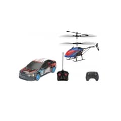 DBLUE - Kit Juego de Carreras Rally Auto y Helicóptero