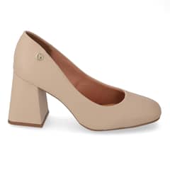VIZZANO - Zapato Mujer Taco Cuadrado Beige