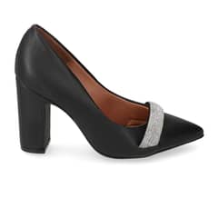 VIZZANO - Zapato Mujer Taco Cuadrado Negro