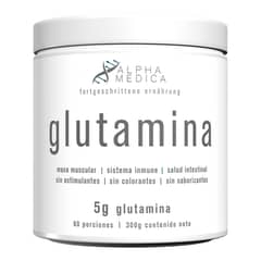 ALPHAMEDICA - GLUTAMINA 300GR 60 SERVICIOS - ALPHA MEDICA