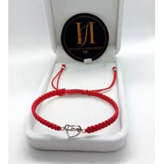 GENERICO - Pulsera roja protección ( Hilo Rojo ) AMOR- Plata Ley 925