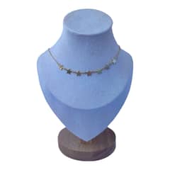 GENERICO - Collar estrella de plata 925 bañado en oro de 18 k