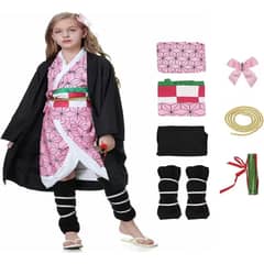 FROM MEIGGS - Disfraz Cosplay Nezuko para Niñas y Adultos Halloween