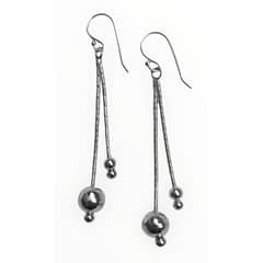 TAETHAI - Aros de plata 925 colgantes
