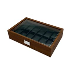 MUNDO ONLINE - Caja Estuche Organizadora 12 Relojes Madera de Lujo