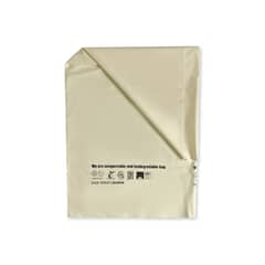 PARKROSE - Bolsas de basura compostables resistente blanca 90x120cm