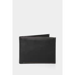 VELEZ - Billetera de cuero para hombre costuras contraste