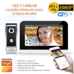 D MOTICA - Video Portero Wifi Inteligente Full Hd con Monitor Touch 7