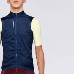 SUAREZ - Chaqueta Ciclismo Cortavientos sin mangas Windbreaker Barrier Navy